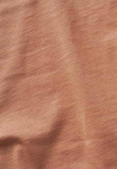 Embroidered Organic Cotton T-Shirt Tan