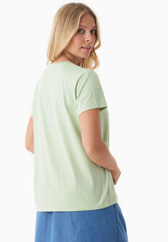 Nature Print T-shirt Foam Green