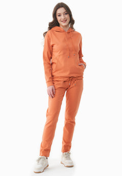 Dames Lichtgewicht Hoodie Dusty Orange