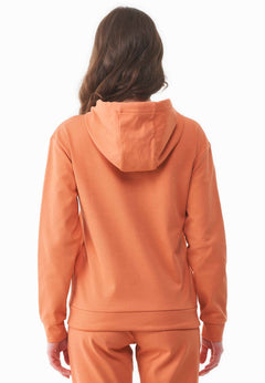 Dames Lichtgewicht Hoodie Dusty Orange
