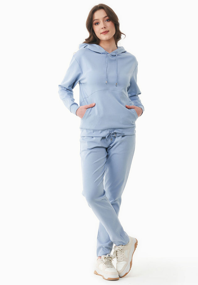 Dames Lichtgewicht Hoodie IJsblauw
