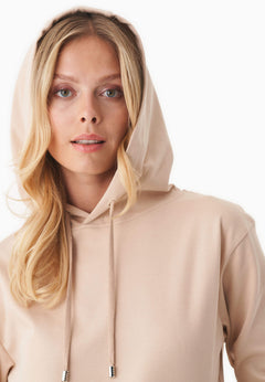 Dames Lichtgewicht Hoodie Zacht beige