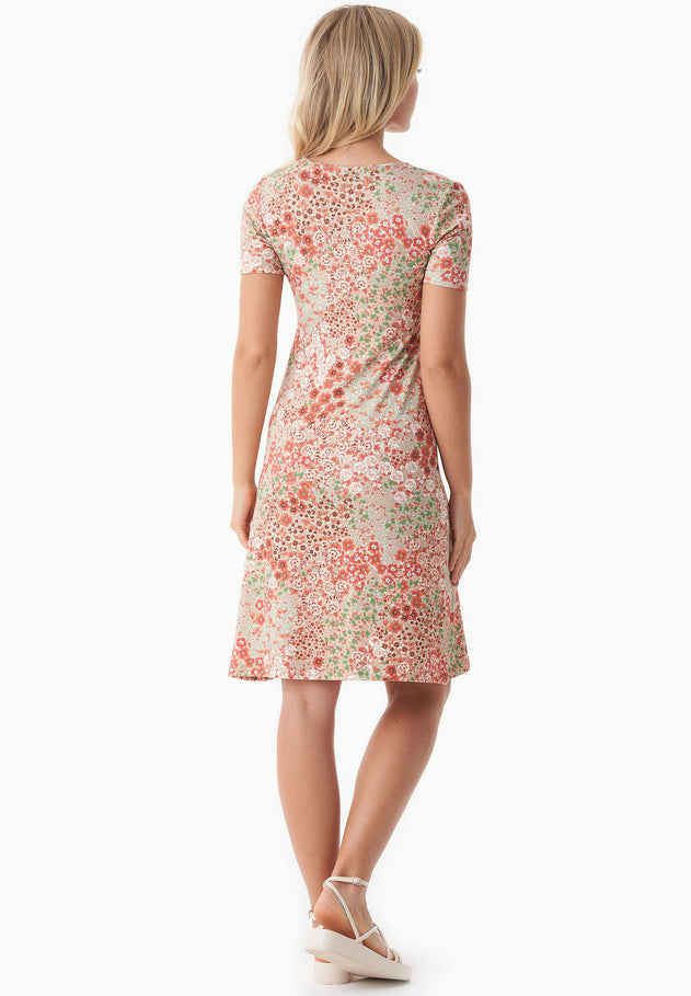 Gebloemd Jersey Bloom Baby Jurk