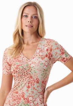 Gebloemd Jersey Bloom Baby Jurk