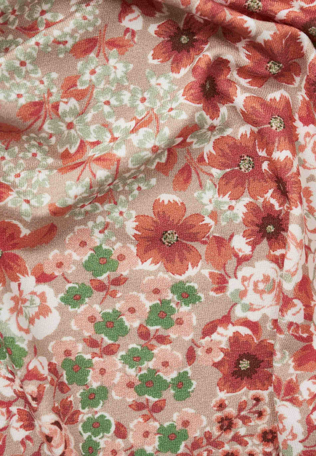 Gebloemd Jersey Bloom Baby Jurk