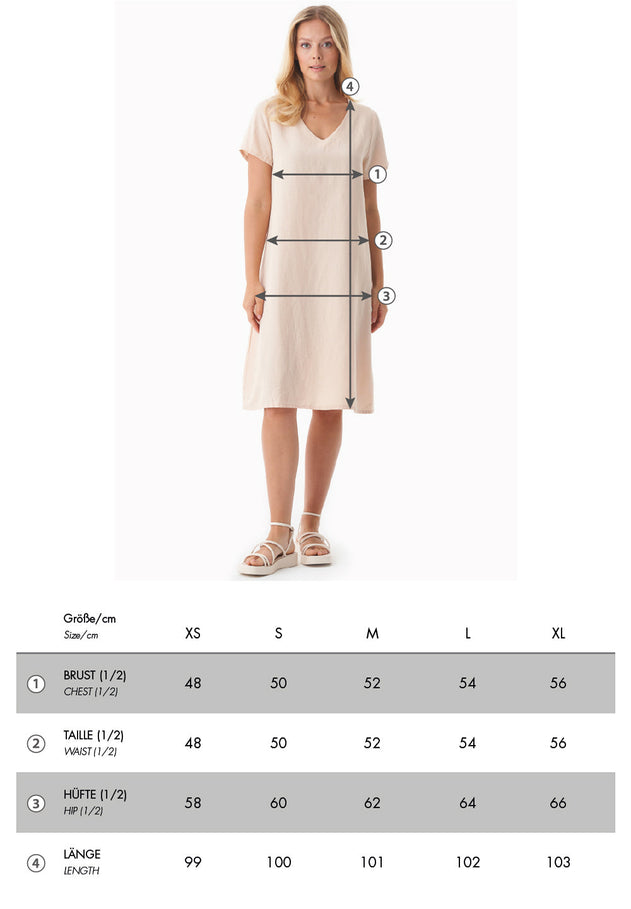 WOR17424 size chart