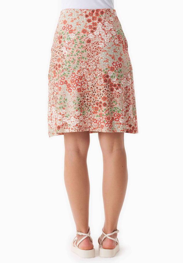 Floral Pattern Jersey Skirt Bloom Baby