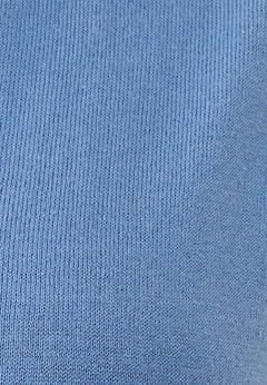 Dames Gebreid V-hals T-shirt Coronet Blue