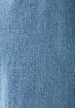 Paperbag Denim short Lichtblauw
