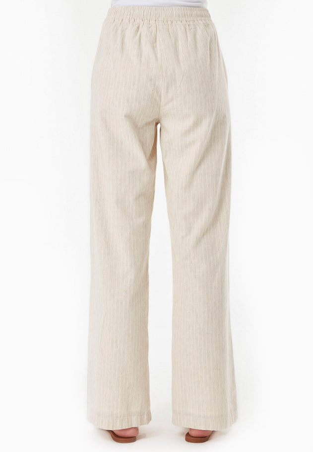 Striped Pants Natural/Off White