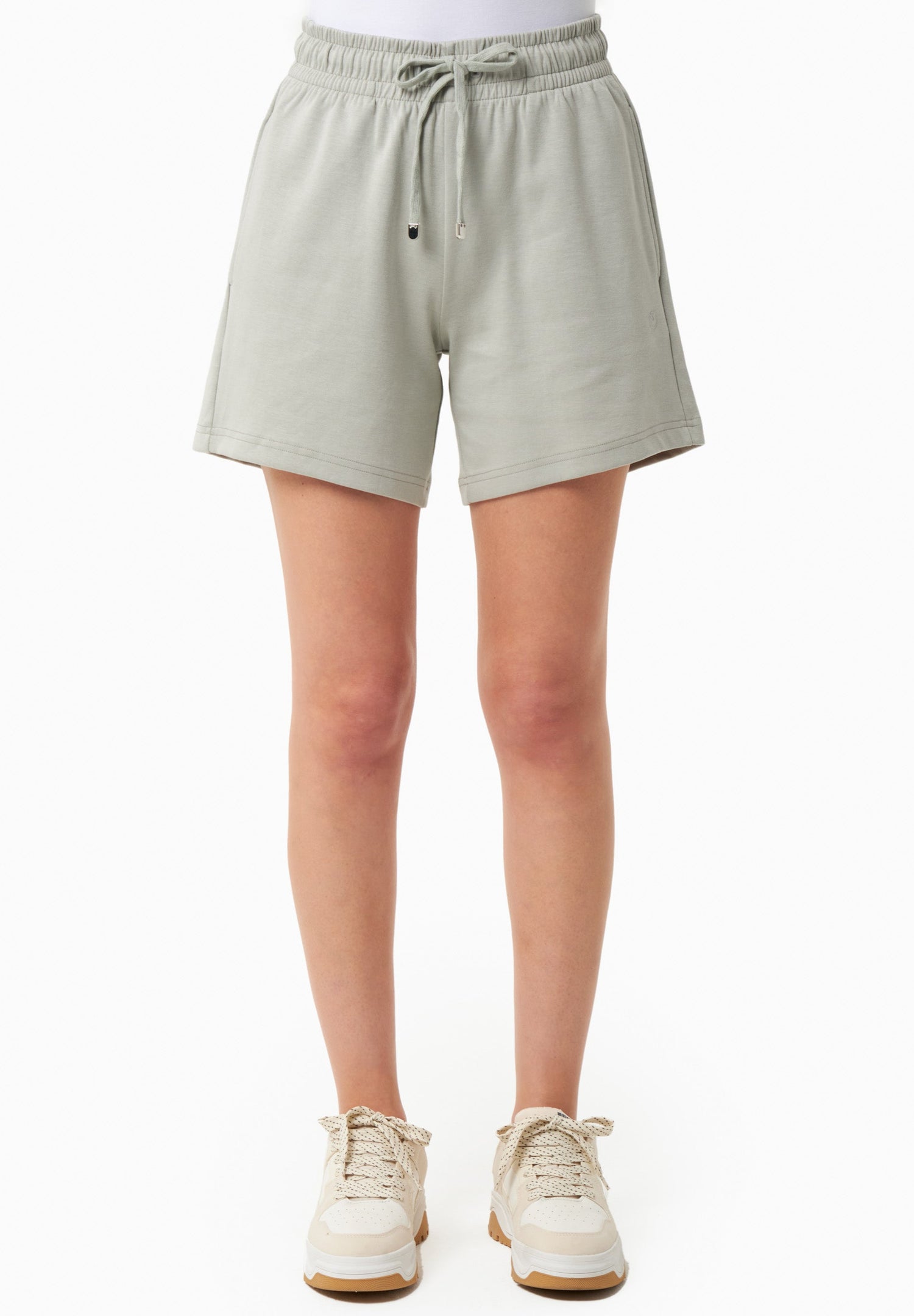 Dames Modalmix Sweatshort Green Moss