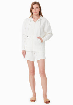 Dames Modalmix Sweatshort Gebroken wit