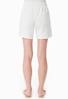 Dames Modalmix Sweatshort Gebroken wit
