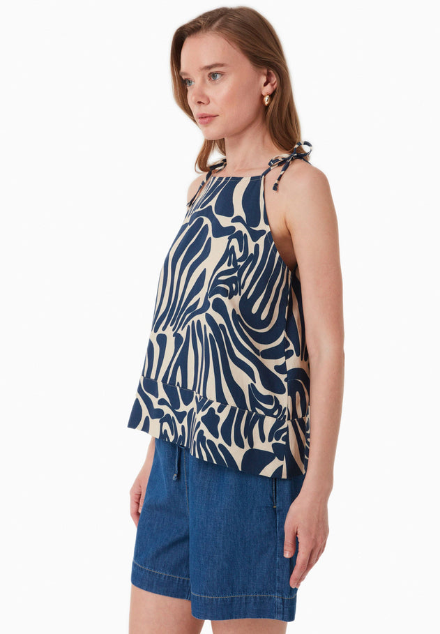 Patroon Viscosemix Top Abstract Blue