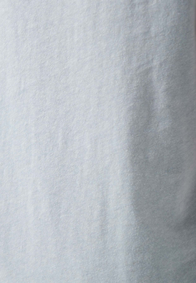 V-hals T-shirt Niagara Blue
