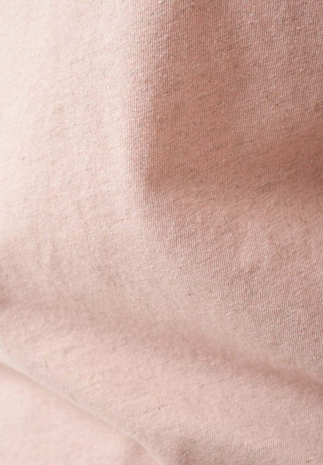V-hals T-shirt Pastel Pink