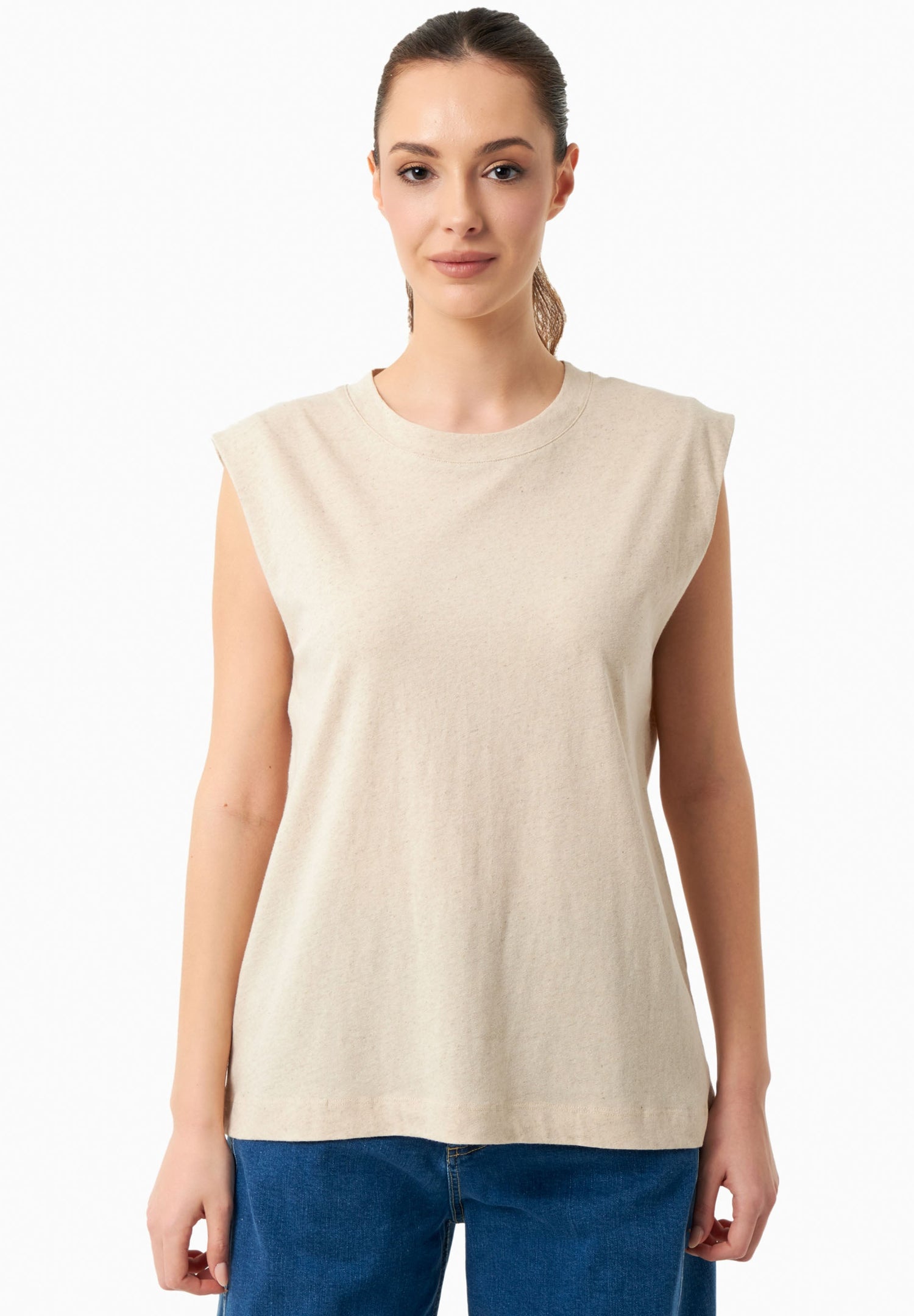 Linnenmix Top Naturel