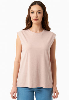 Linnenmix Pastel Pink Top