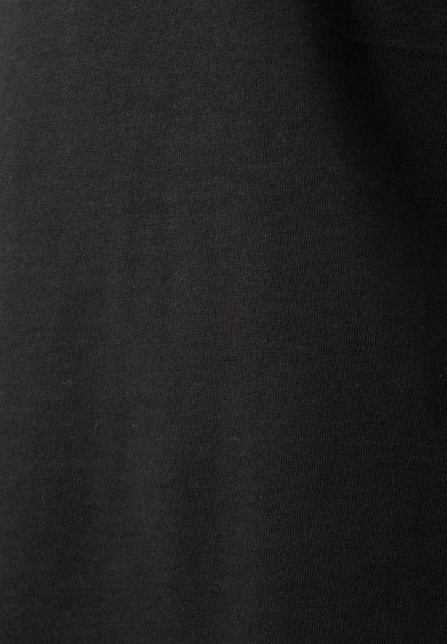 V-hals T-shirt Zwart
