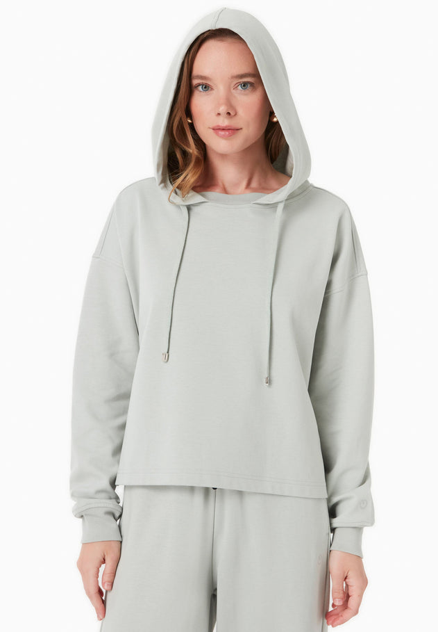 Dames Modalmix Hoodie Mosgroen