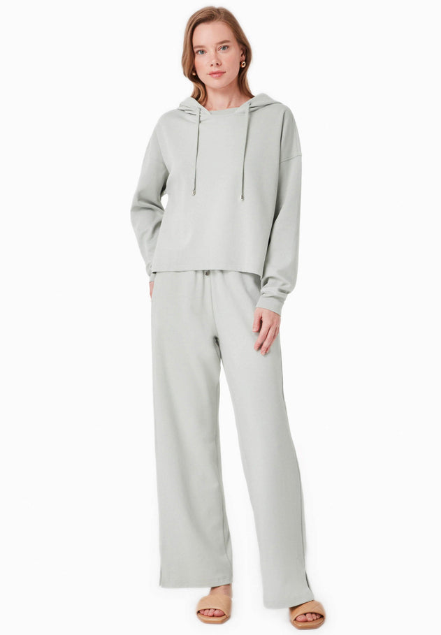 Dames Modalmix Hoodie Mosgroen