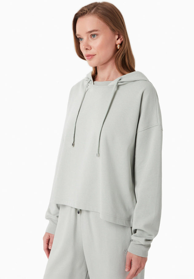 Dames Modalmix Hoodie Mosgroen