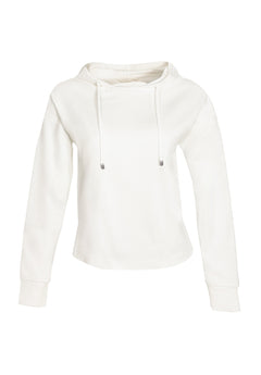 Dames Modalmix Hoodie Gebroken wit