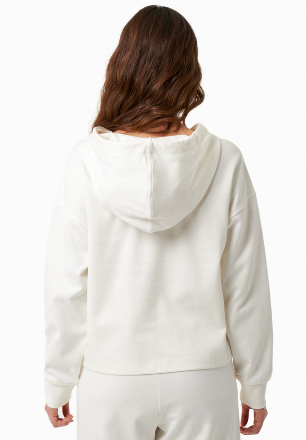 Dames Modalmix Hoodie Gebroken wit
