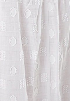 Jacquard Jurk Wit