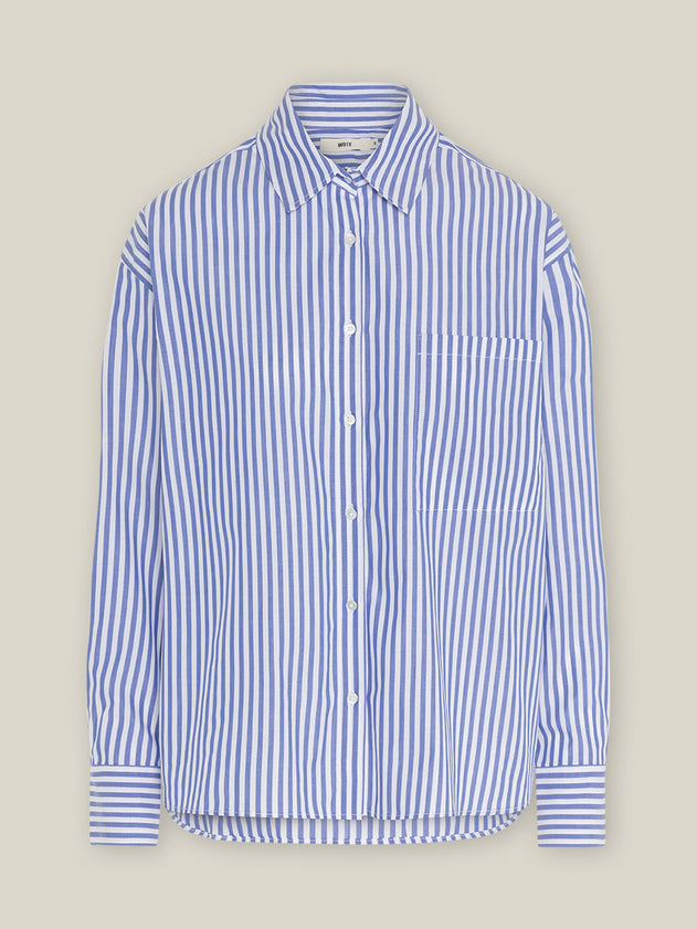 Organic Cotton Oversized Stripe Shirt