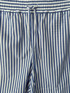 Striped Organic Cotton Shorts Blue/White
