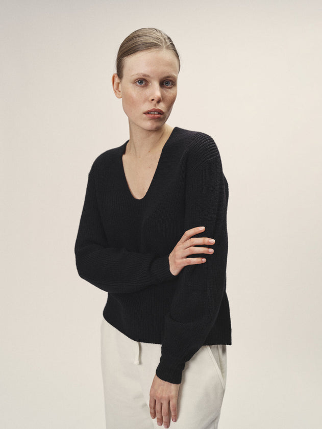 Knitted Jumper In Merino Wool