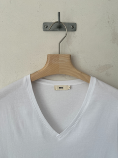 V-Neck Organic Cotton T-Shirt White
