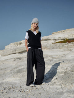 Marlene Wool Trousers Black