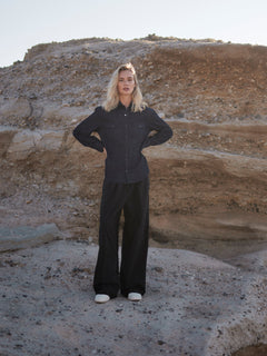 Marlene Wool Trousers Black