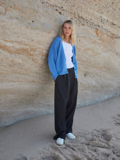 Knitted Cardigan In Merino Wool