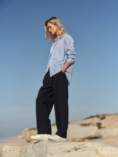 Organic Cotton Oversized Stripe Shirt