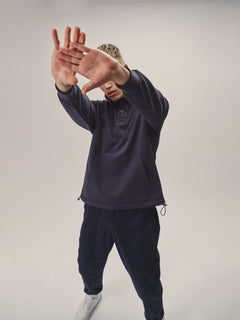 Organic Cotton Stand-Up Collar Sweatshirt