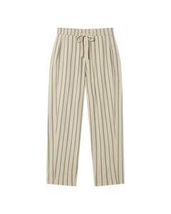 Esther Cotton Pants Grey Striped