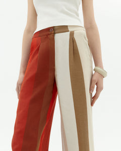 Manolita Trousers Sandfire Multicolor