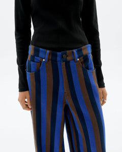 Totenham Hedda Pants wide Leg Blue Striped