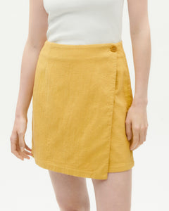 Milena Mini Skirt Yellow