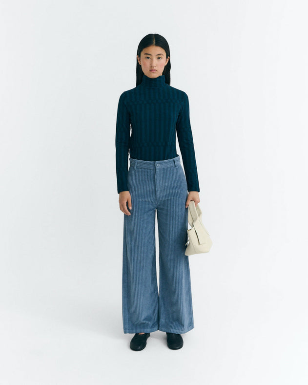 Esqué Ellen Top Blue Striped