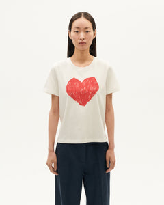 Ida Heart T-Shirt White