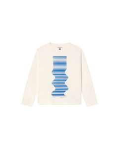 Emily 3D Longsleeve T-Shirt White