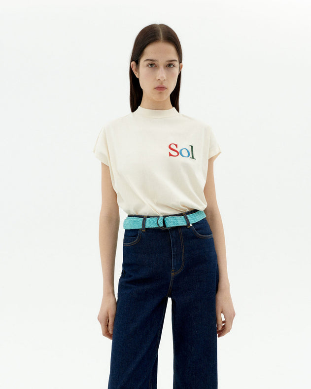 Volta Sun Type T-Shirt White