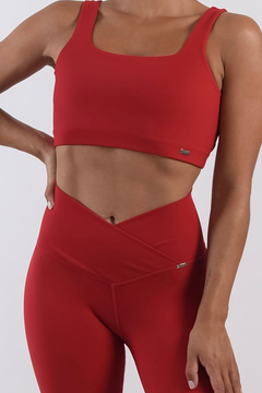 West Biker Shorts Red