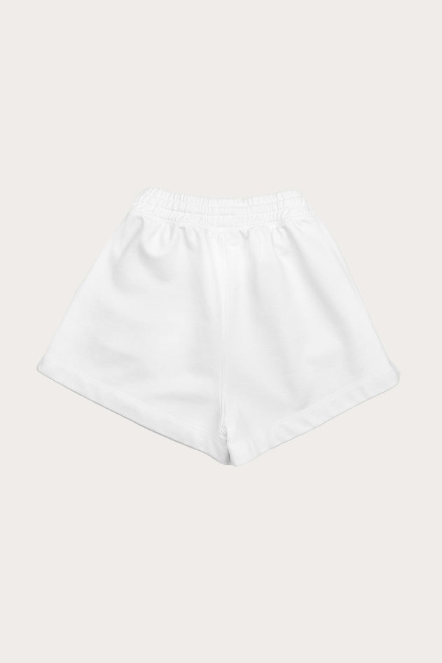 Amstel Sporting Club Cropped Sweat Shorts White