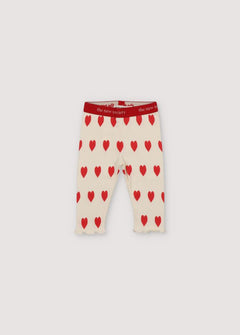 Singapore Baby Leggings Love Motif Red