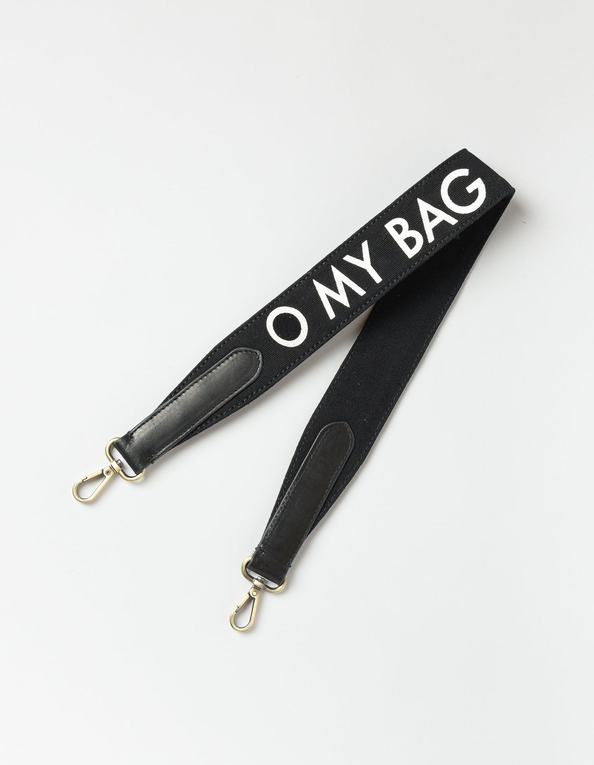 Shoulder Canvas Logo Tasriem Zwart & Zwart